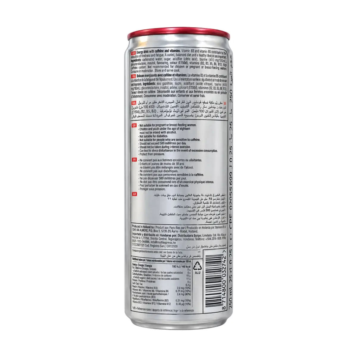 Bebida energizante B52 (12 x 250 ml) - Thumbnail 2