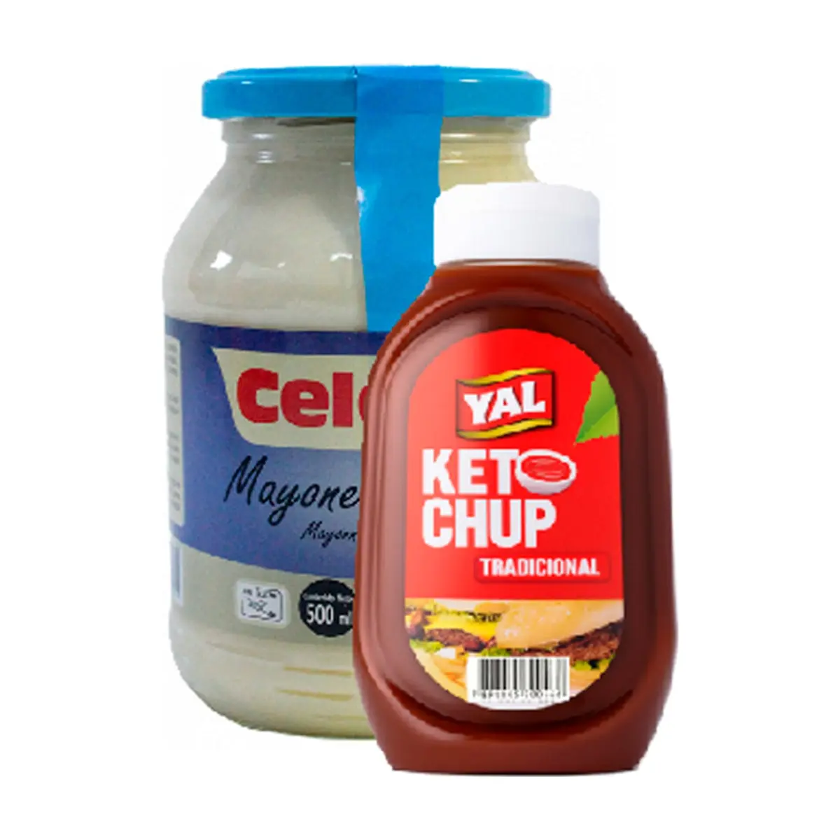 Ketchup tradicional Val (400 g / 14.11 oz) + Mayonesa Celorrio (500 ml)