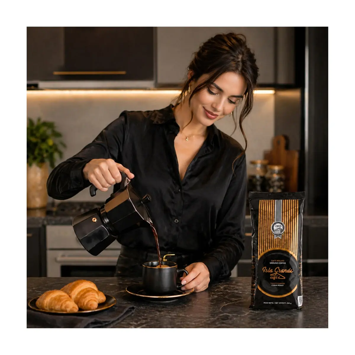 Café tostado y molido Isla Grande (3 x 250 g / 8.81 oz) - Miniatura 5