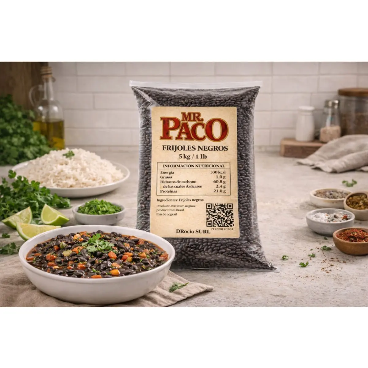 Frijoles negros Mr. Paco (5 kg / 11 lb) - Thumbnail 4