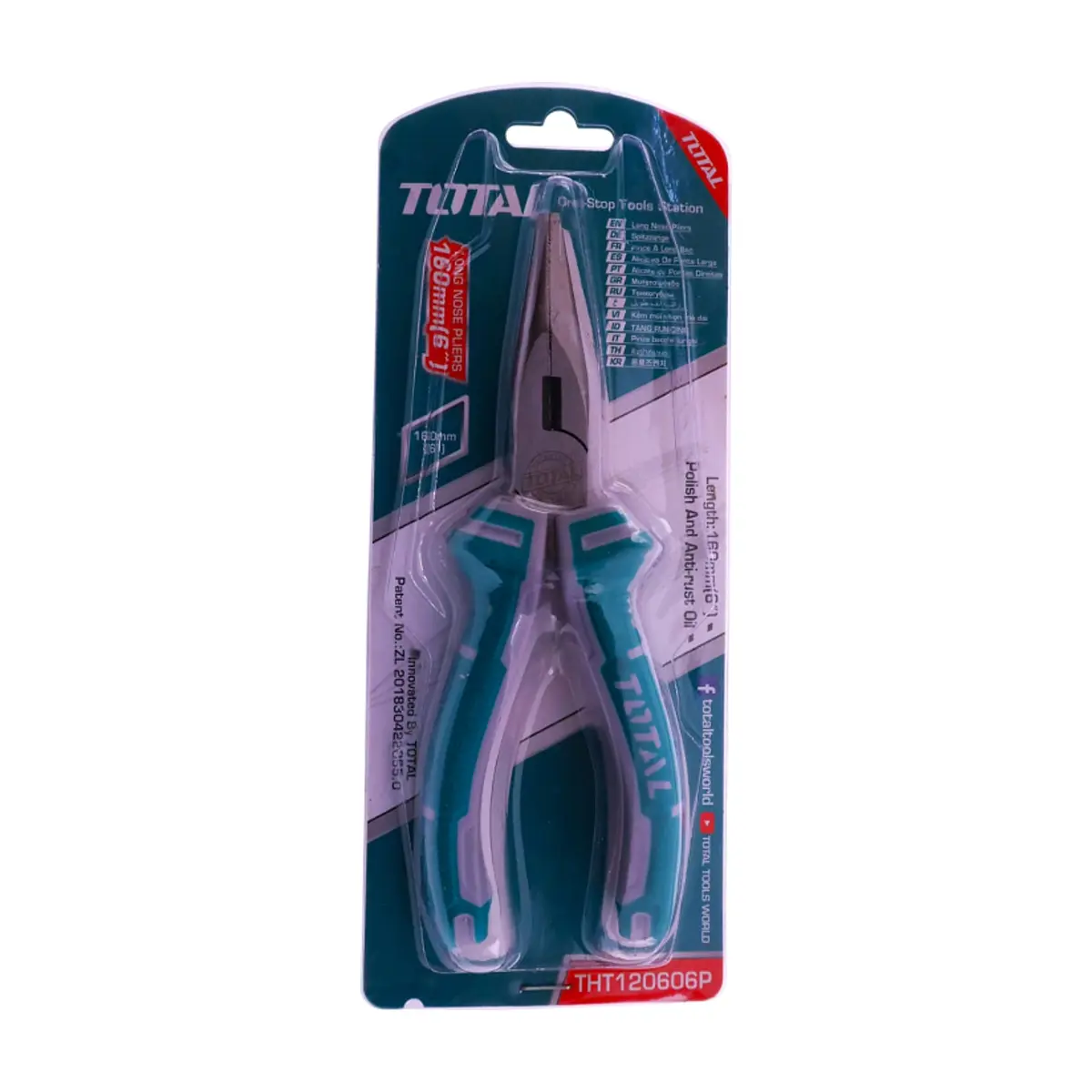 Alicate de punta larga de 6" Total Tools THT120606P - Thumbnail 5