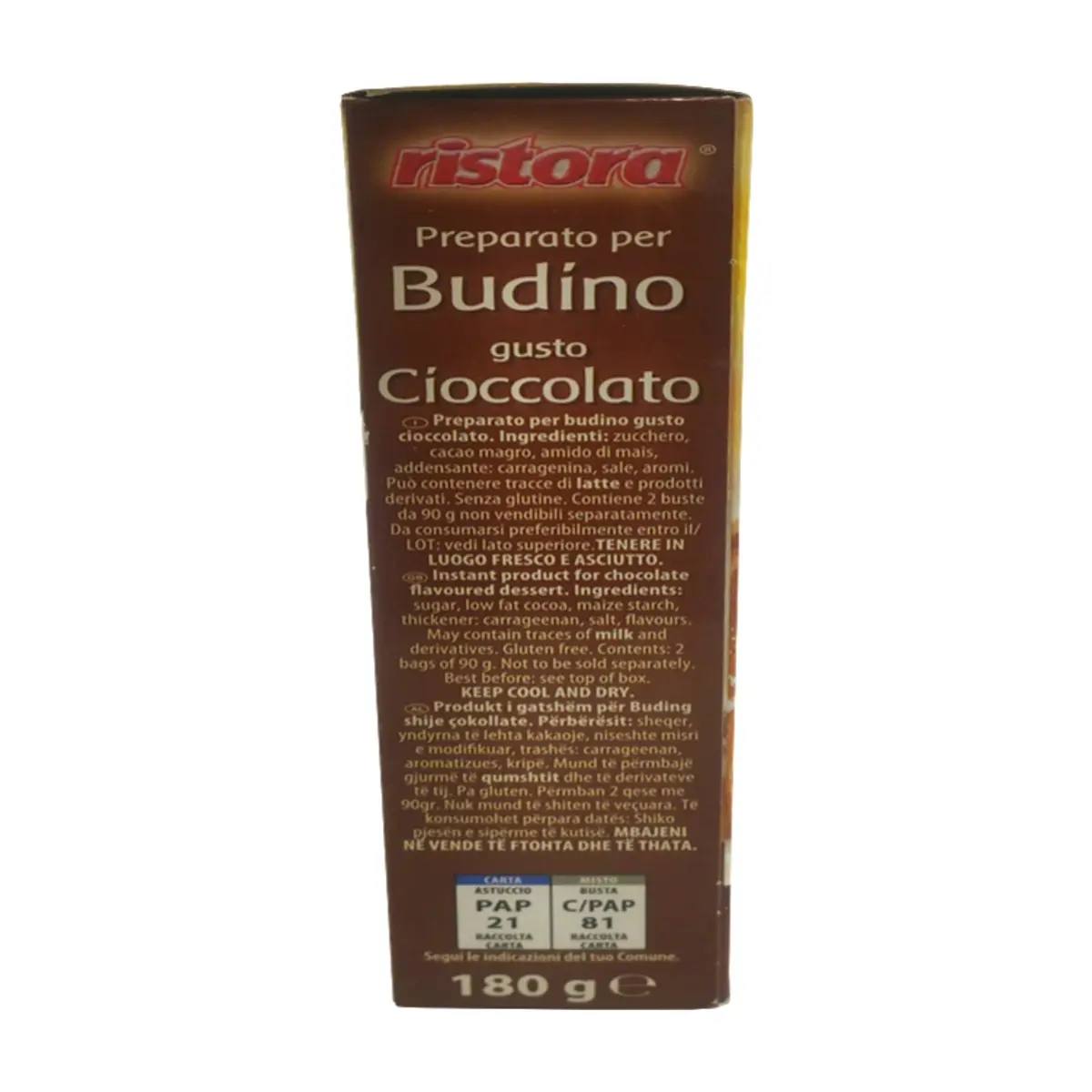 Flan sabor chocolate Ristora (180 g / 6.35 oz) - Thumbnail 6
