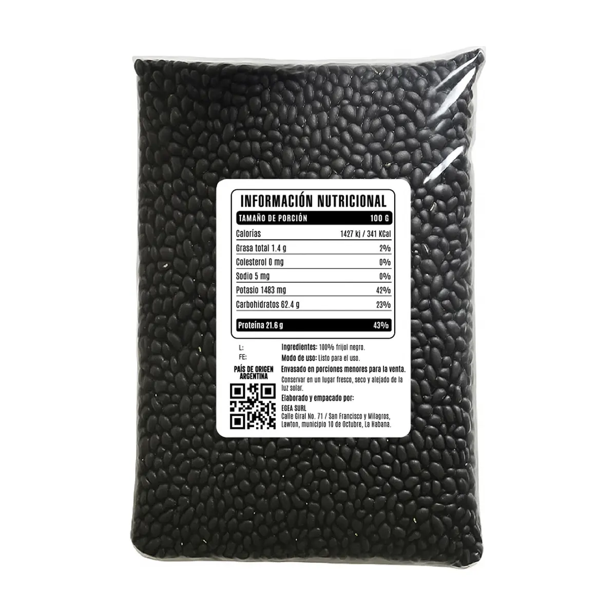 Frijoles negros Cosecha Real (454 g / 1 lb) - Thumbnail 3