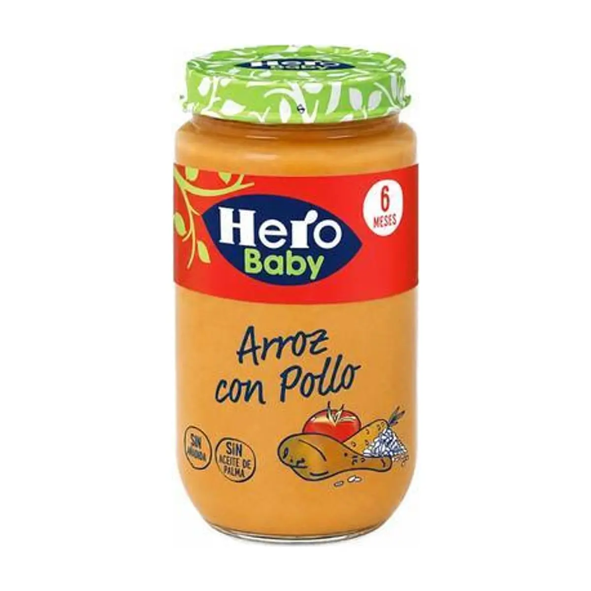 Potito Pollo con Arroz (235g) HERO BABY - Imagen 1
