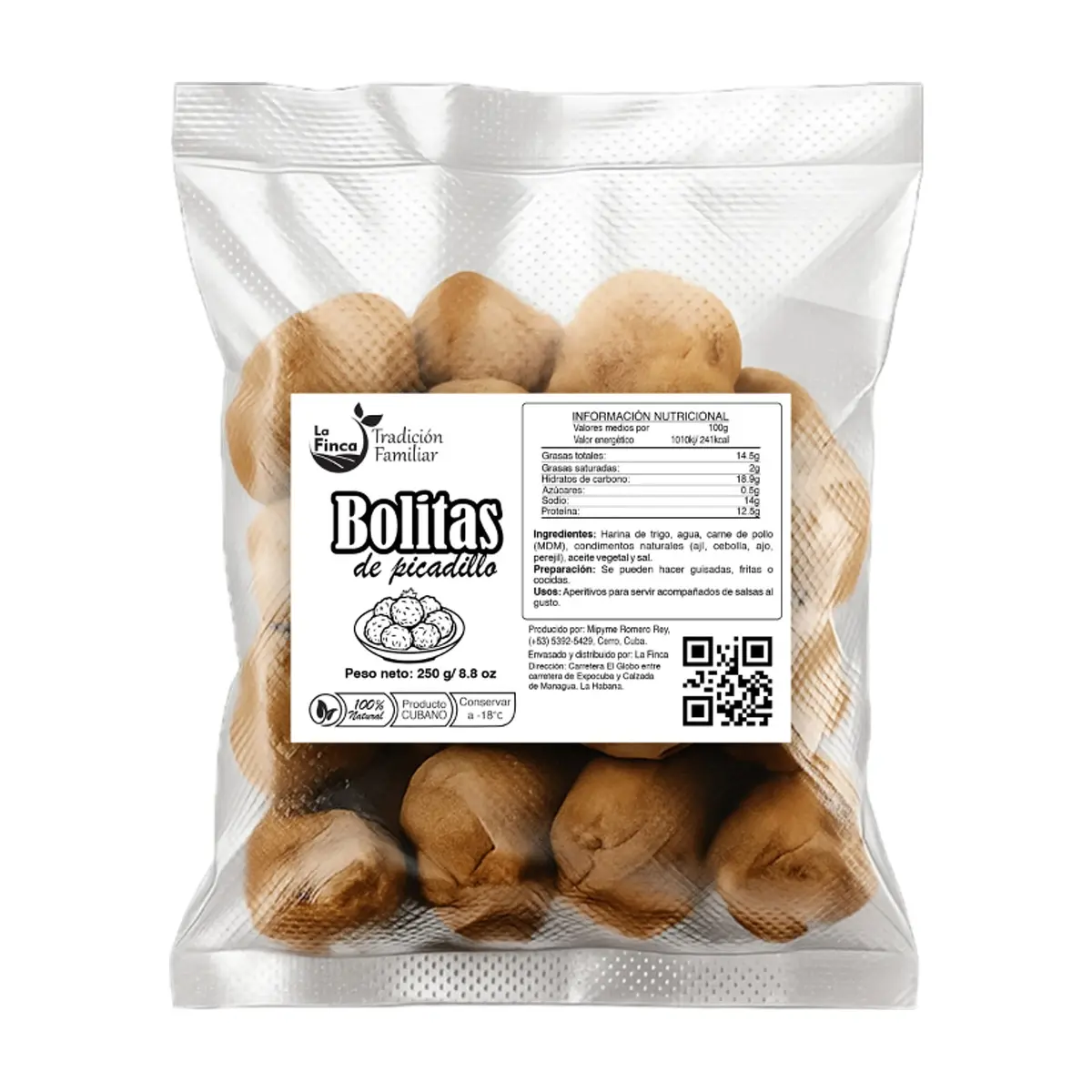 Bolitas de picadillo La Finca (250 g / 8.8 oz)