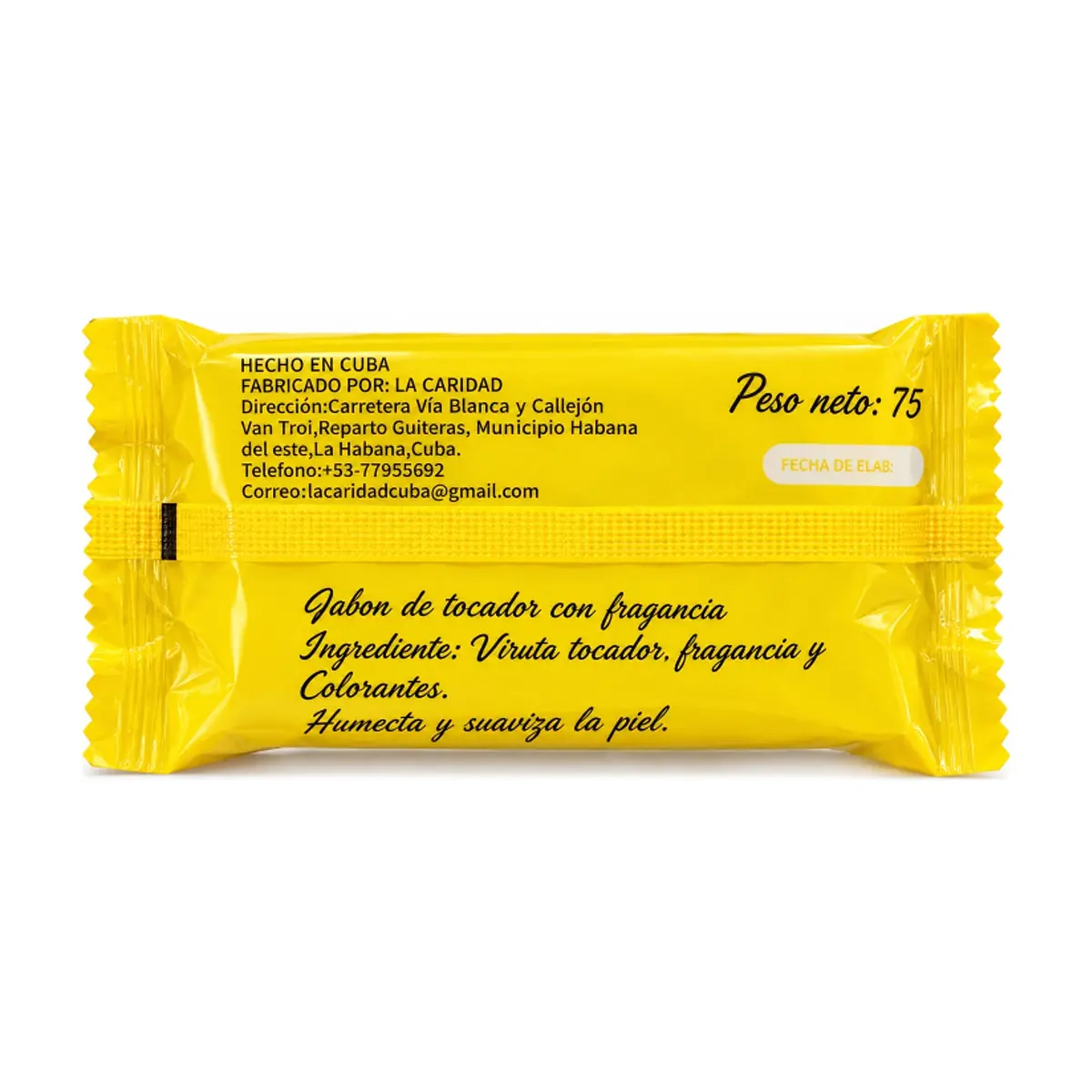 Jabón de tocador aroma a limón Princess Plus (75 g / 2.64 oz) - Miniatura 2