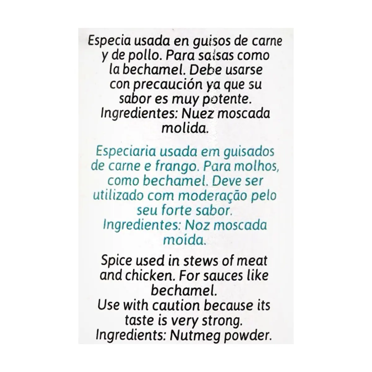 Nuez moscada molida La Barraca (26 g) - Thumbnail 3