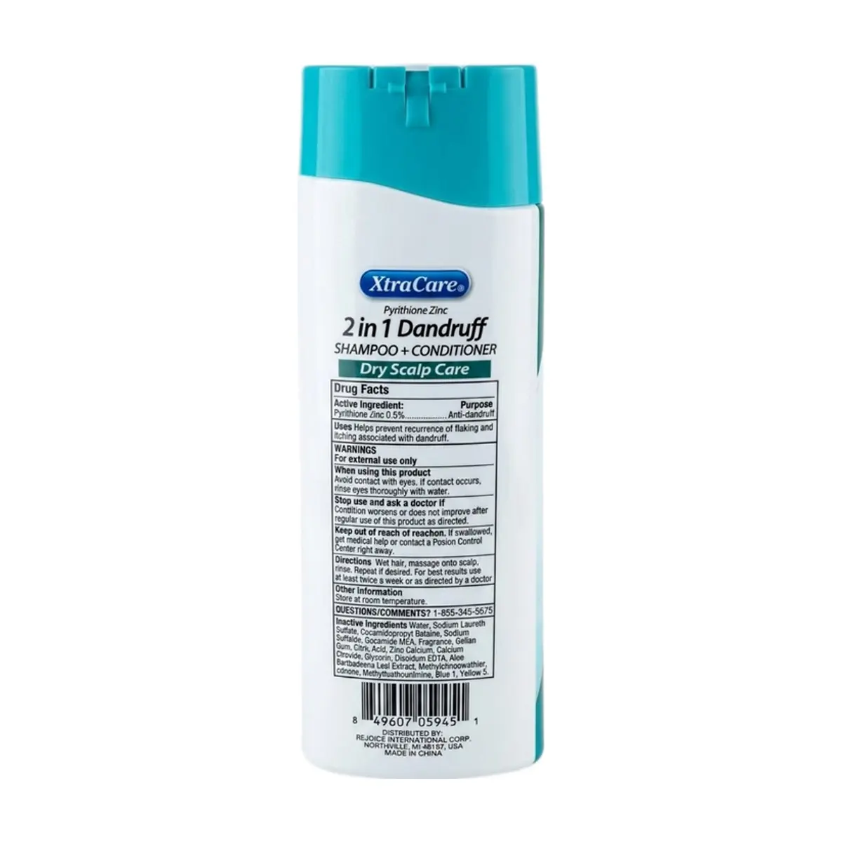 Champú & Acondicionador Anticaspa 2 en 1 con piritionato de zinc XtraCare (400 ml) - Miniatura 2