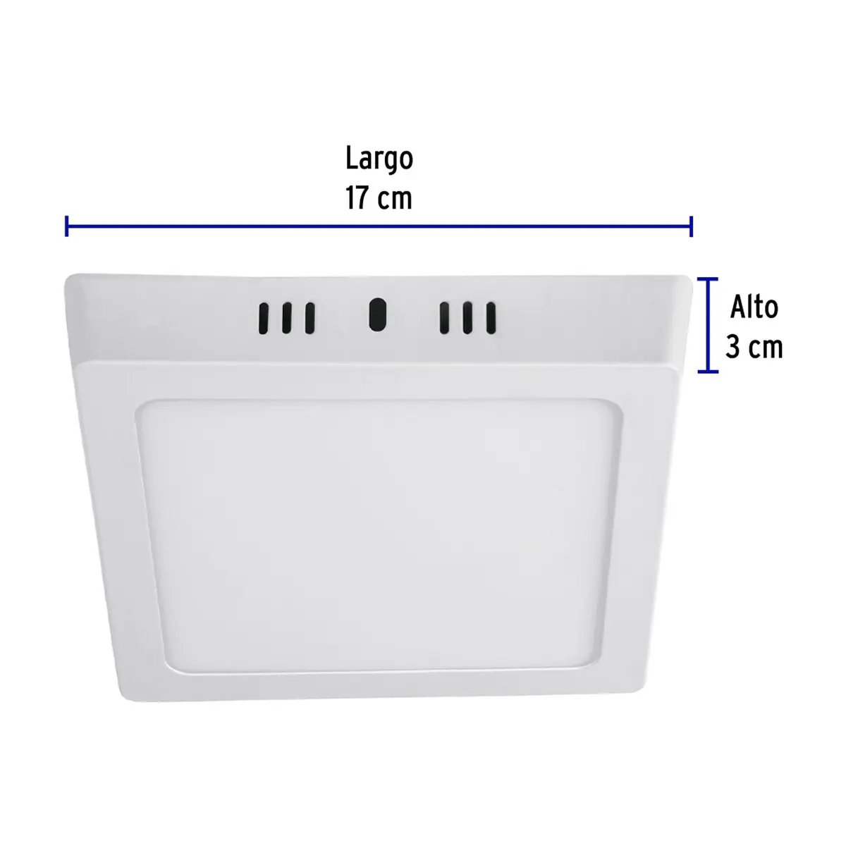 Luminario cuadrado blanco LED 12 W Volteck PLA-211L - Thumbnail 3