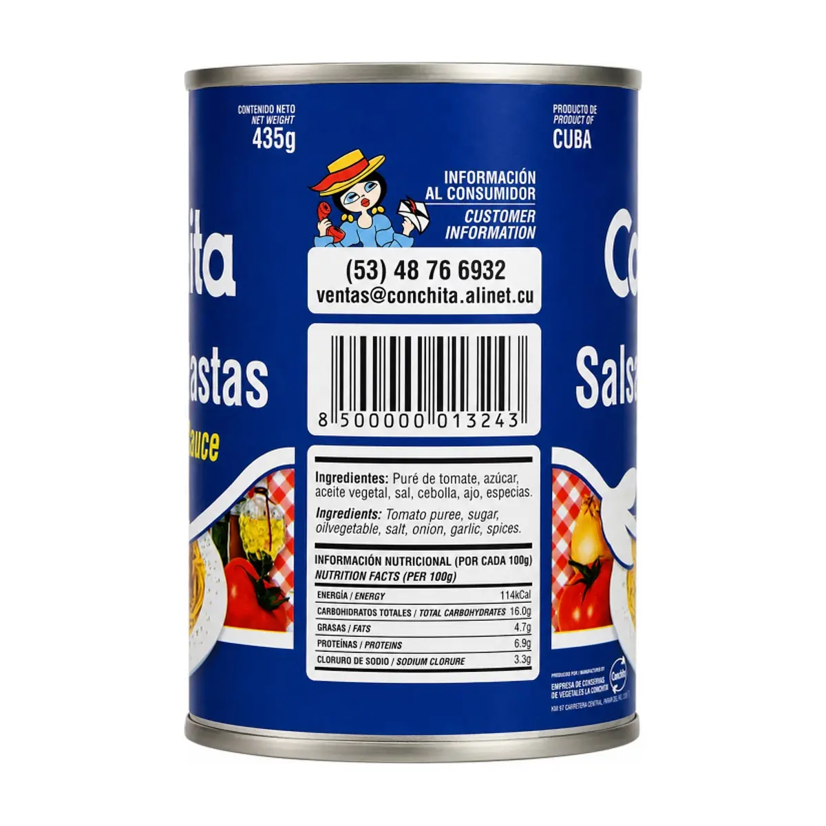 Salsa para pastas Conchita (435 g / 15.34 oz) - Thumbnail 2