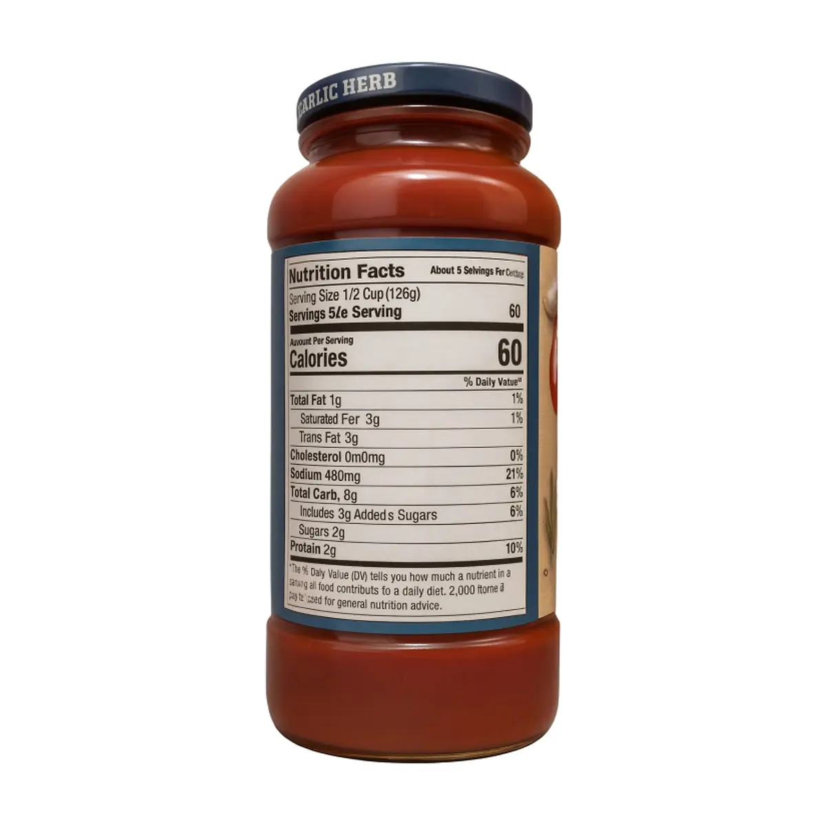 Salsa para pasta con ajo y hierbas Mantia's (680 g / 1.49 lb) - Thumbnail 6