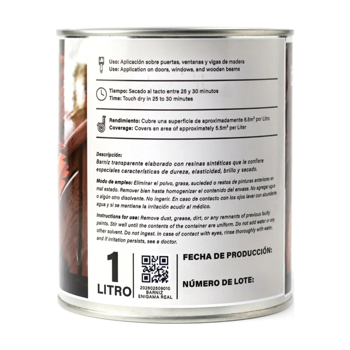 Barniz transparente Enigma Real (1 L) - Miniatura 4