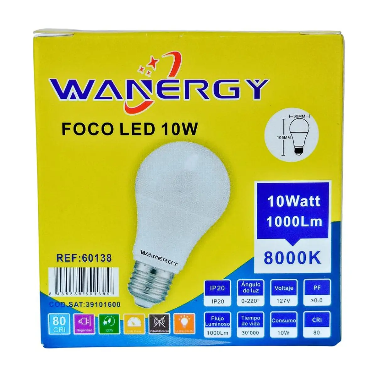 Foco LED - 10 W - Wanergy - Thumbnail 6