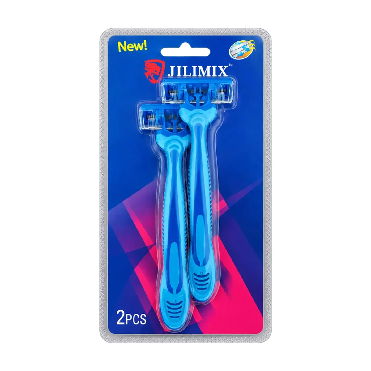 Máquinas de afeitar desechables de 3 hojas Jilimix (2 U)