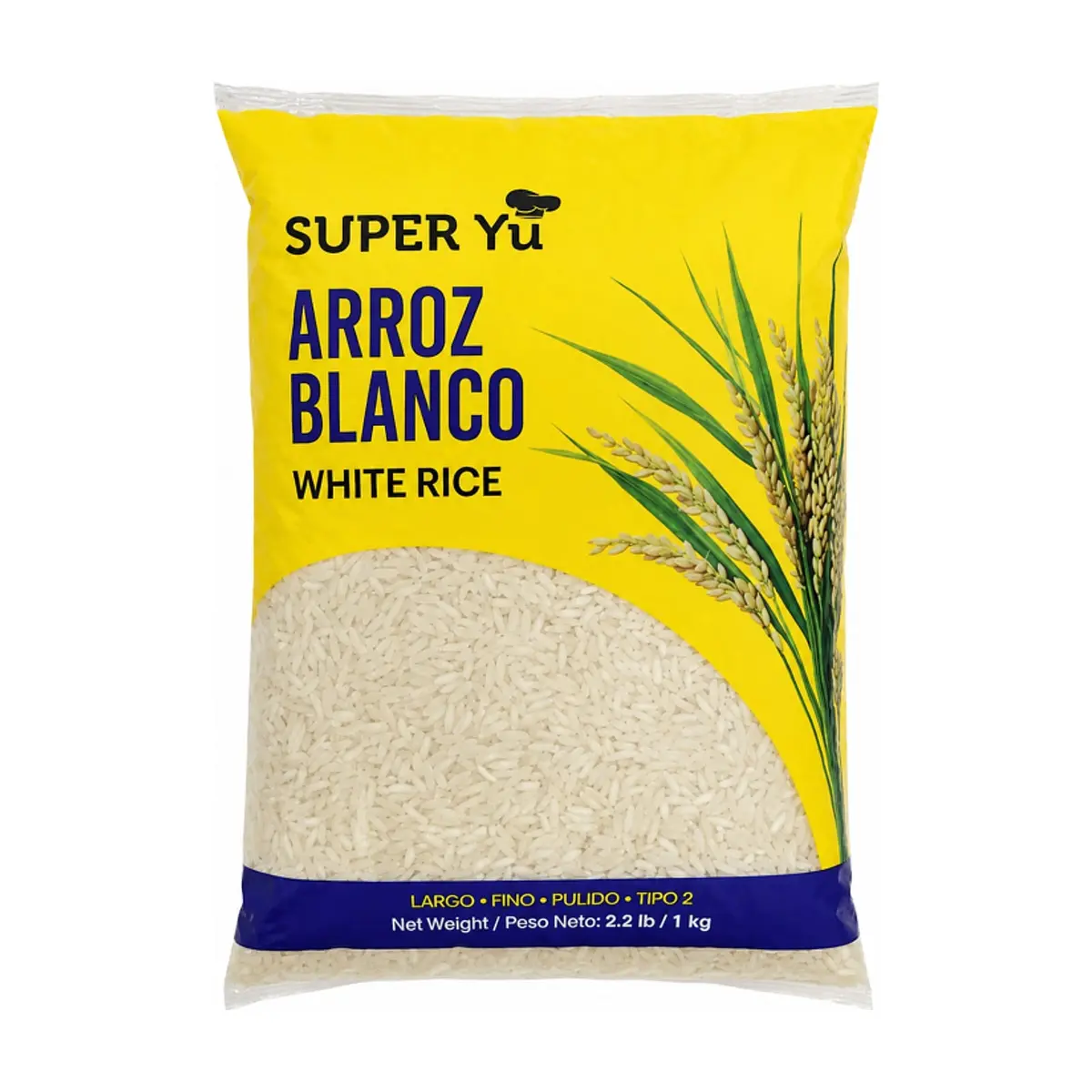 Arroz Blanco Super Yu (1 kg / 2.2 lb)
