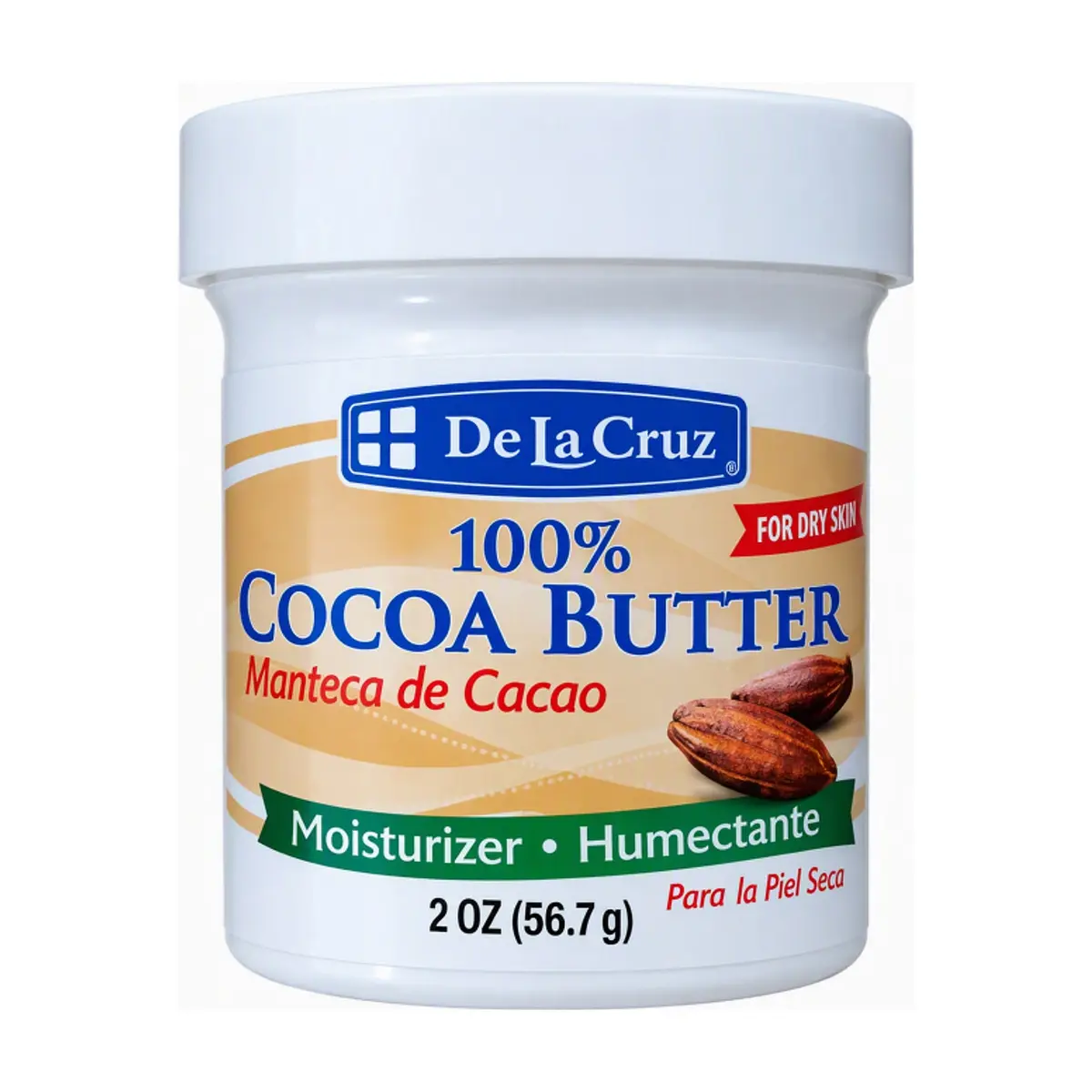 Manteca de cacao 100 % De la Cruz (56.7 g / 2 oz)