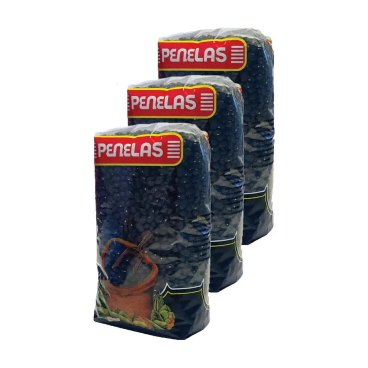 Frijol negro (3 x 500 g / 1.10 lb)