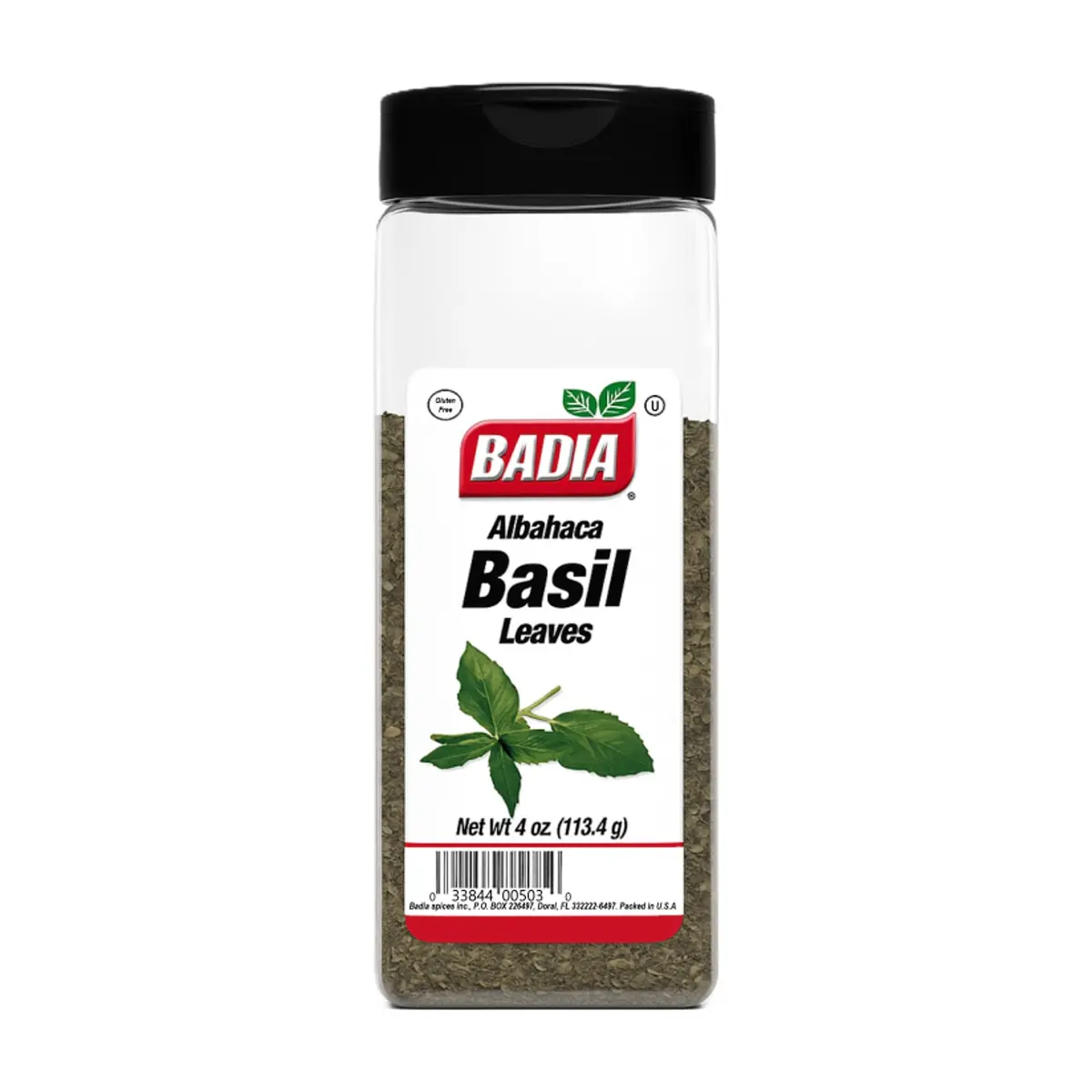 Hojas de albahaca Badia (113.4 g / 4 oz)