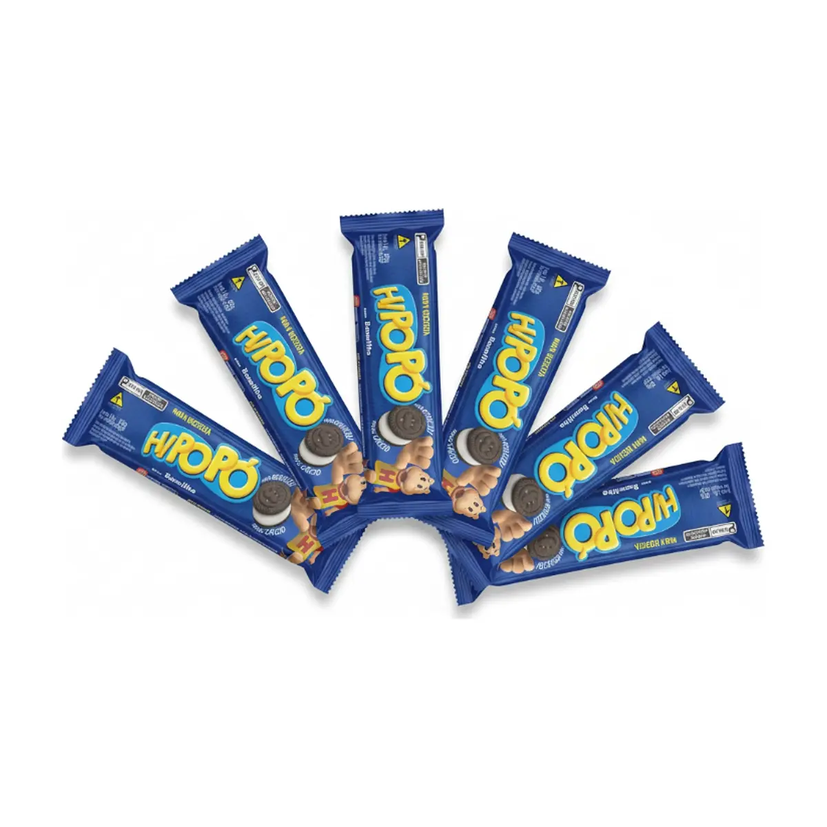 Galletas rellenas sabor vainilla Hipopó (6 x 80 g / 2.82 oz)