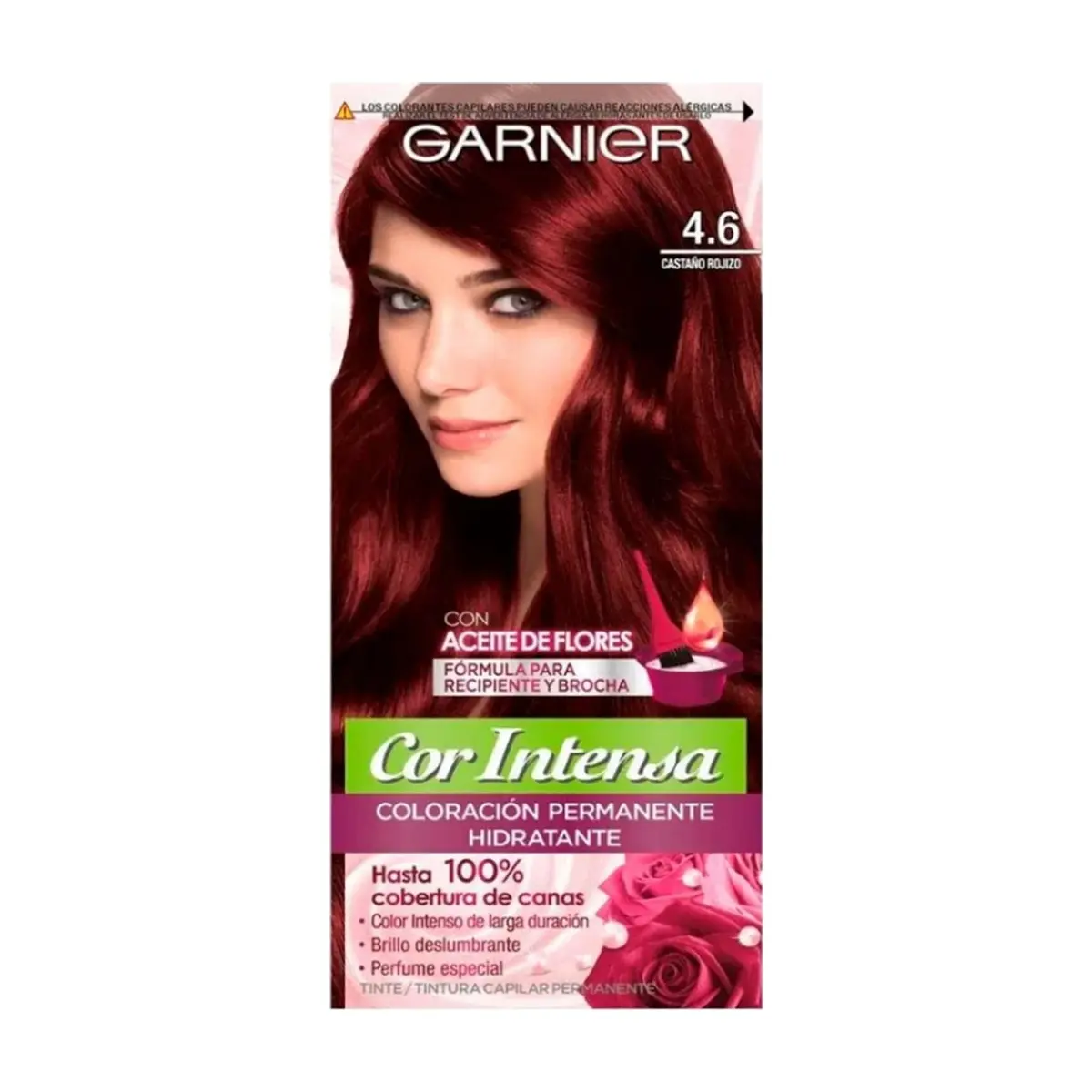 Tinte No.4.6 castaño rojizo Cor Intensa Garnier (45 g / 1.59 oz)