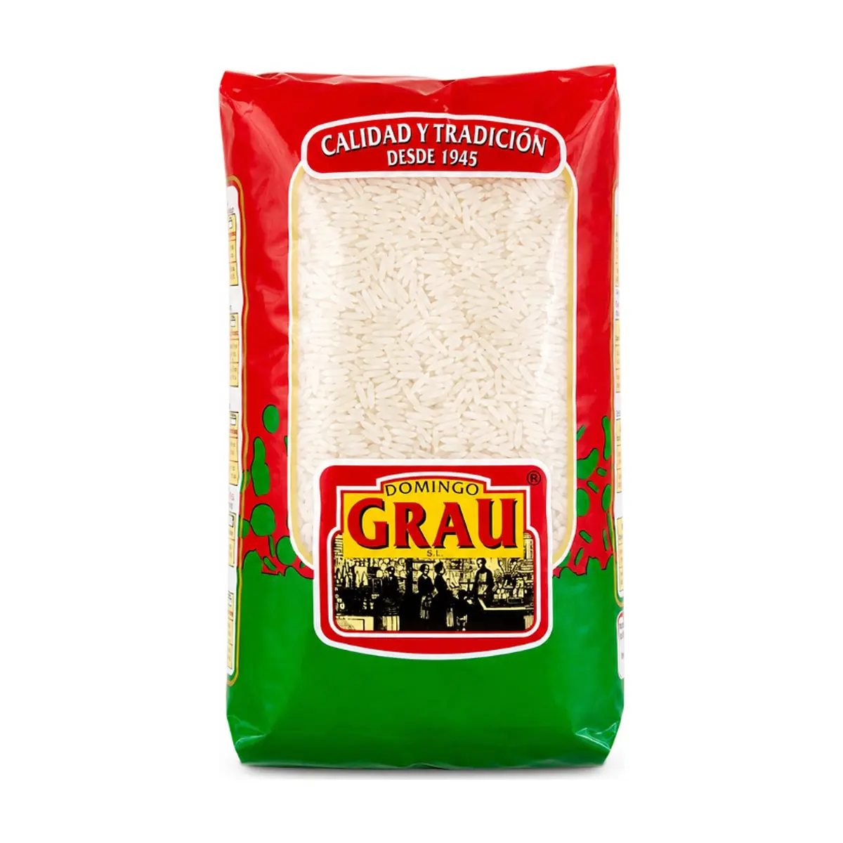 Arroz blanco Basmati Domingo Grau (1 kg / 2.2 lb)
