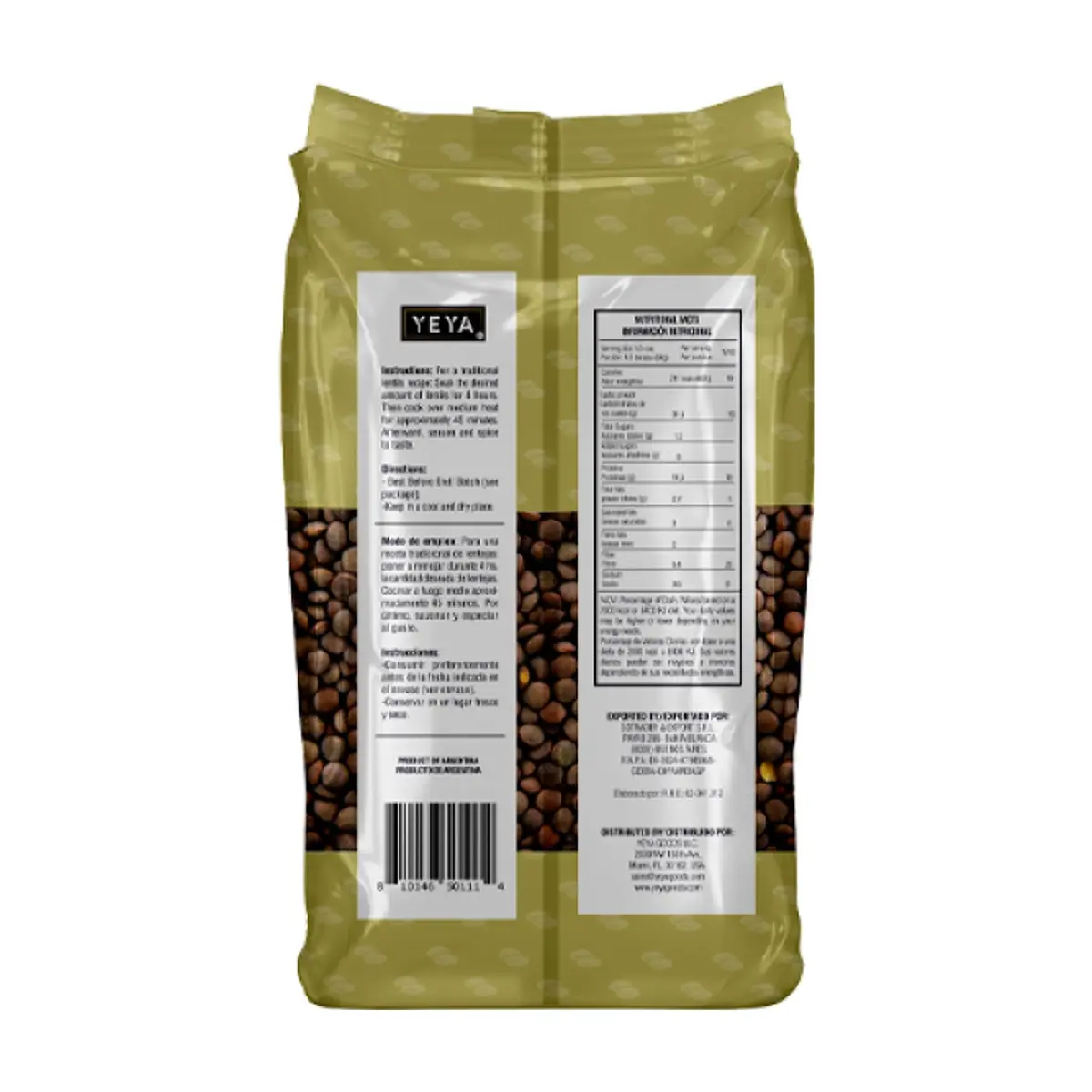 Lentejas YEYA (1 kg / 2.2 lb) - Thumbnail 3