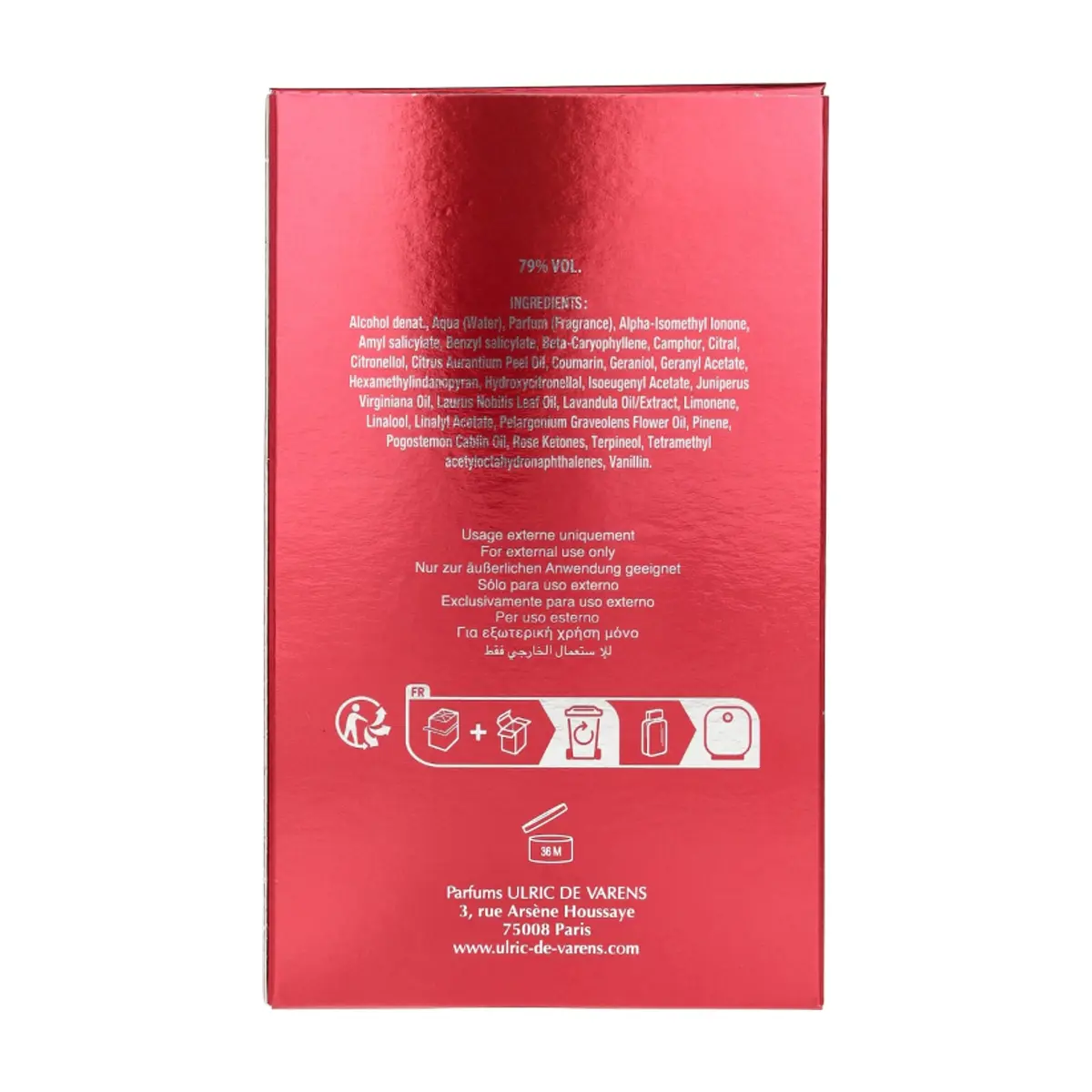 Agua de tocador Flash Ulric de Varens (100 ml / 3.4 fl. oz.) - Thumbnail 3