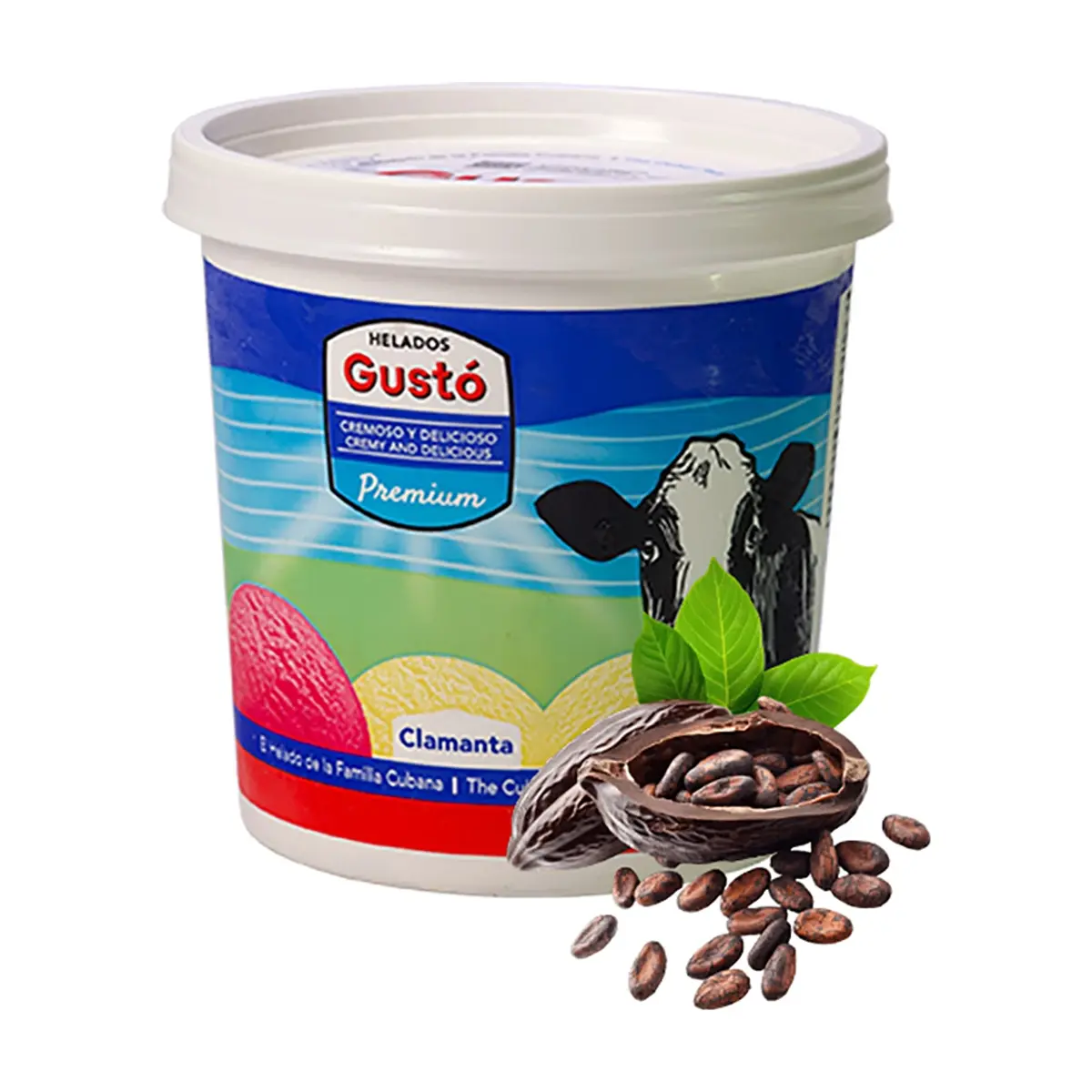 Helado Premium de chocolate Gustó (1 L)