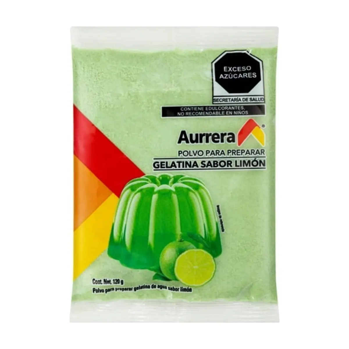 Gelatina de limón Aurrera (120 g / 4.2 oz) - Thumbnail 5