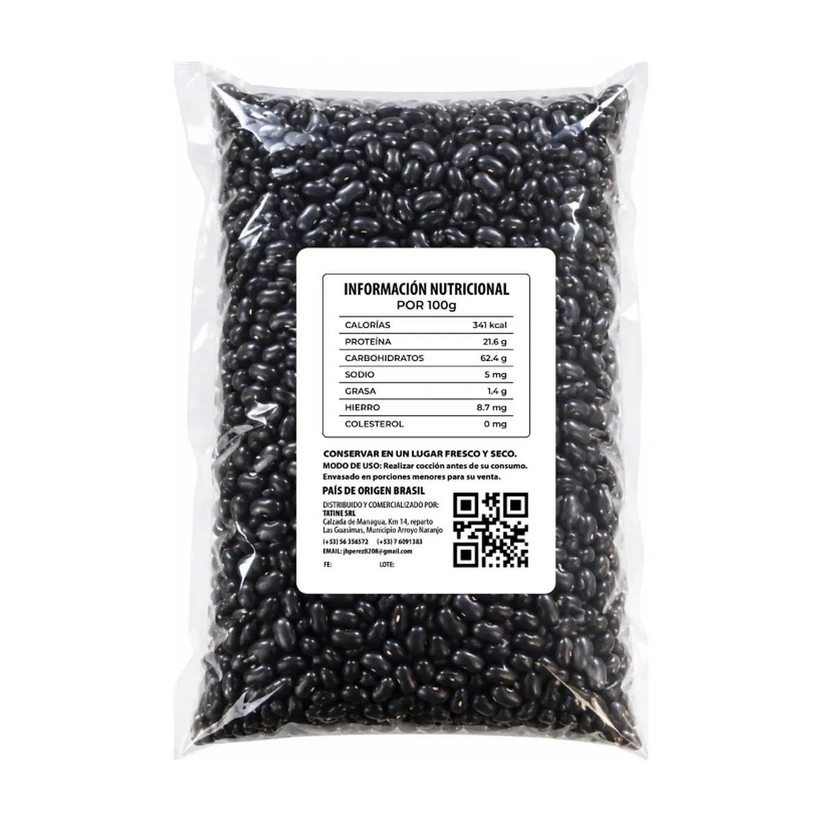Frijoles negros Tatine (4 x 454 g / 1 lb) - Thumbnail 3