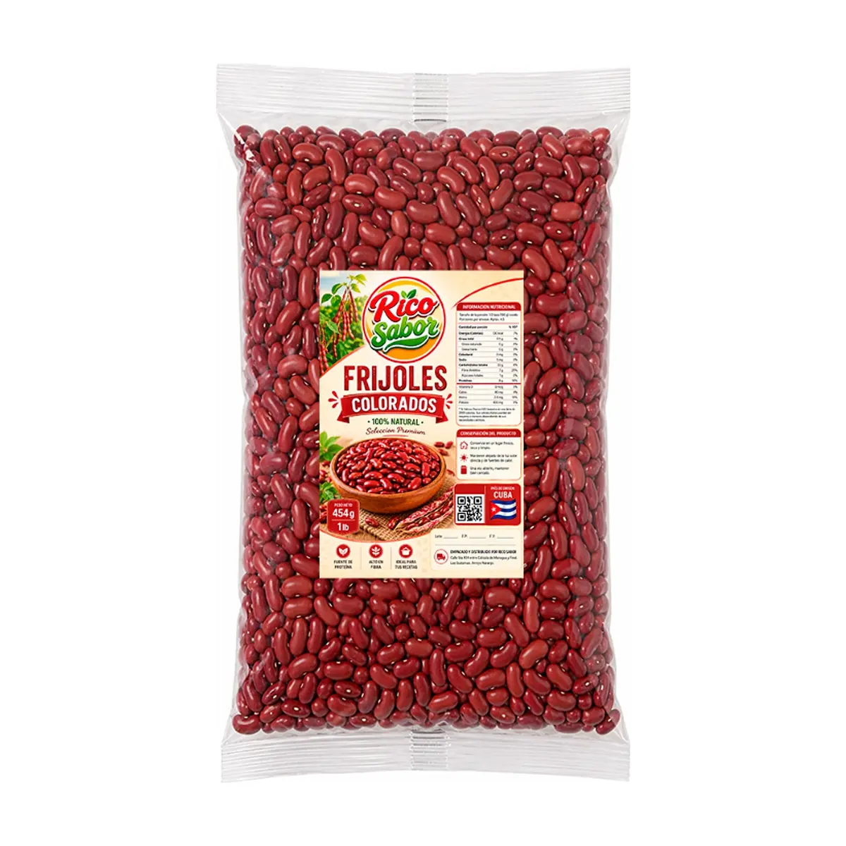 Frijoles colorados Rico Sabor (454 g / 1 lb)