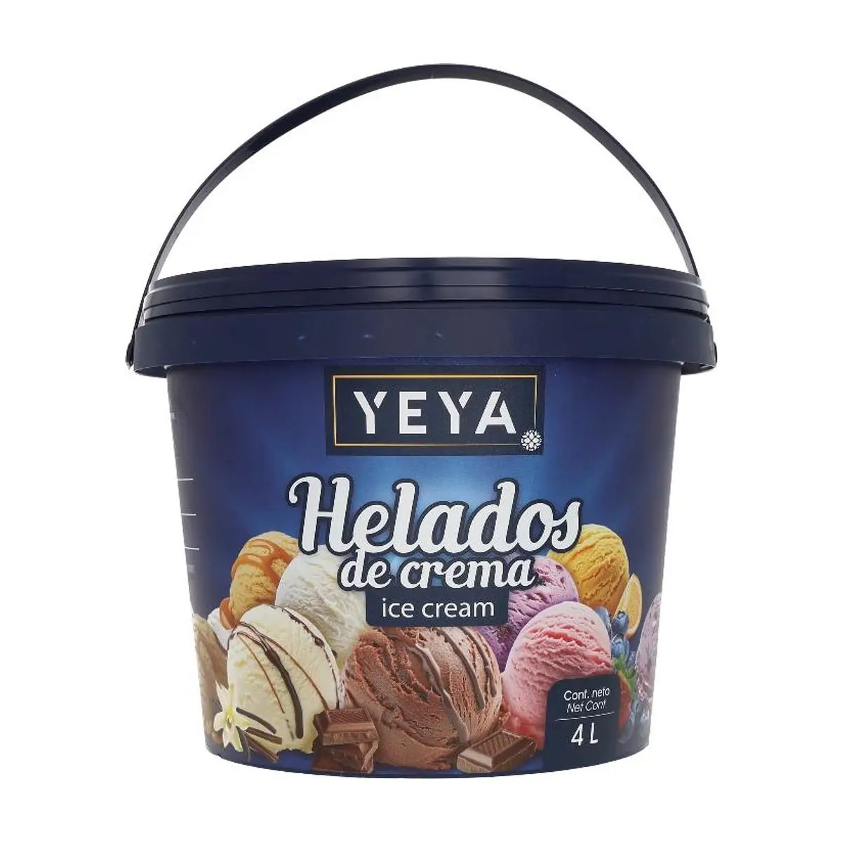 Helado de crema sabor a chocolate YEYA (4 L) - Thumbnail 3