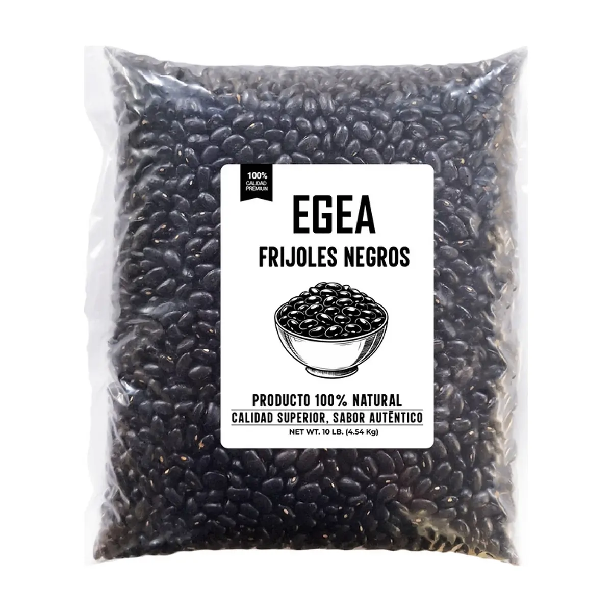 Frijoles negros EGEA (4.54 kg / 10 lb)