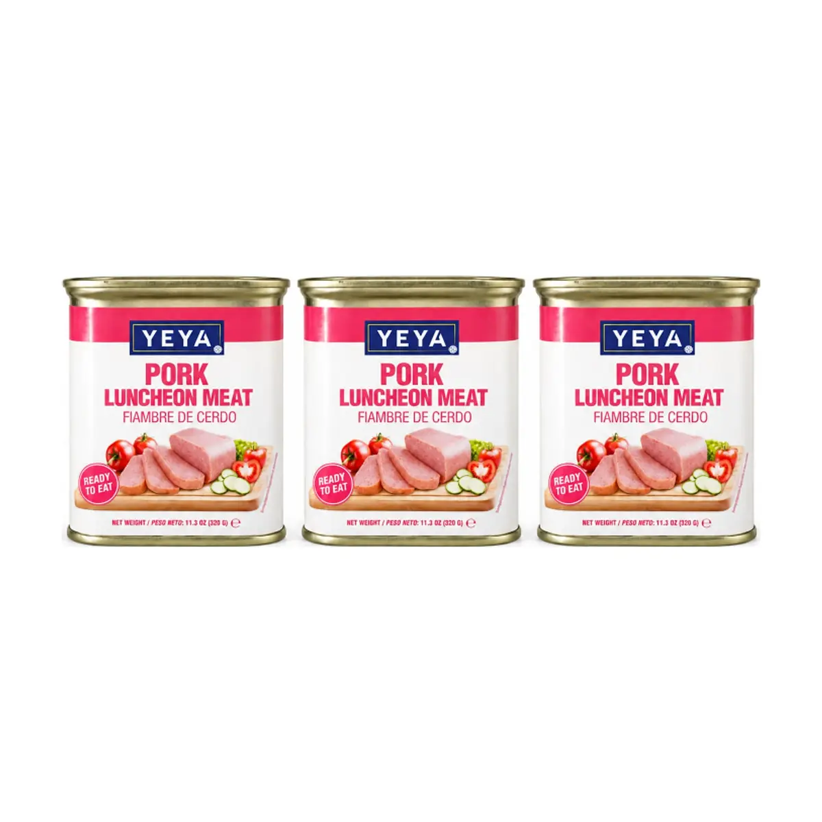 Fiambre de cerdo - spam- YEYA (3 x 320 g / 11.3 oz)