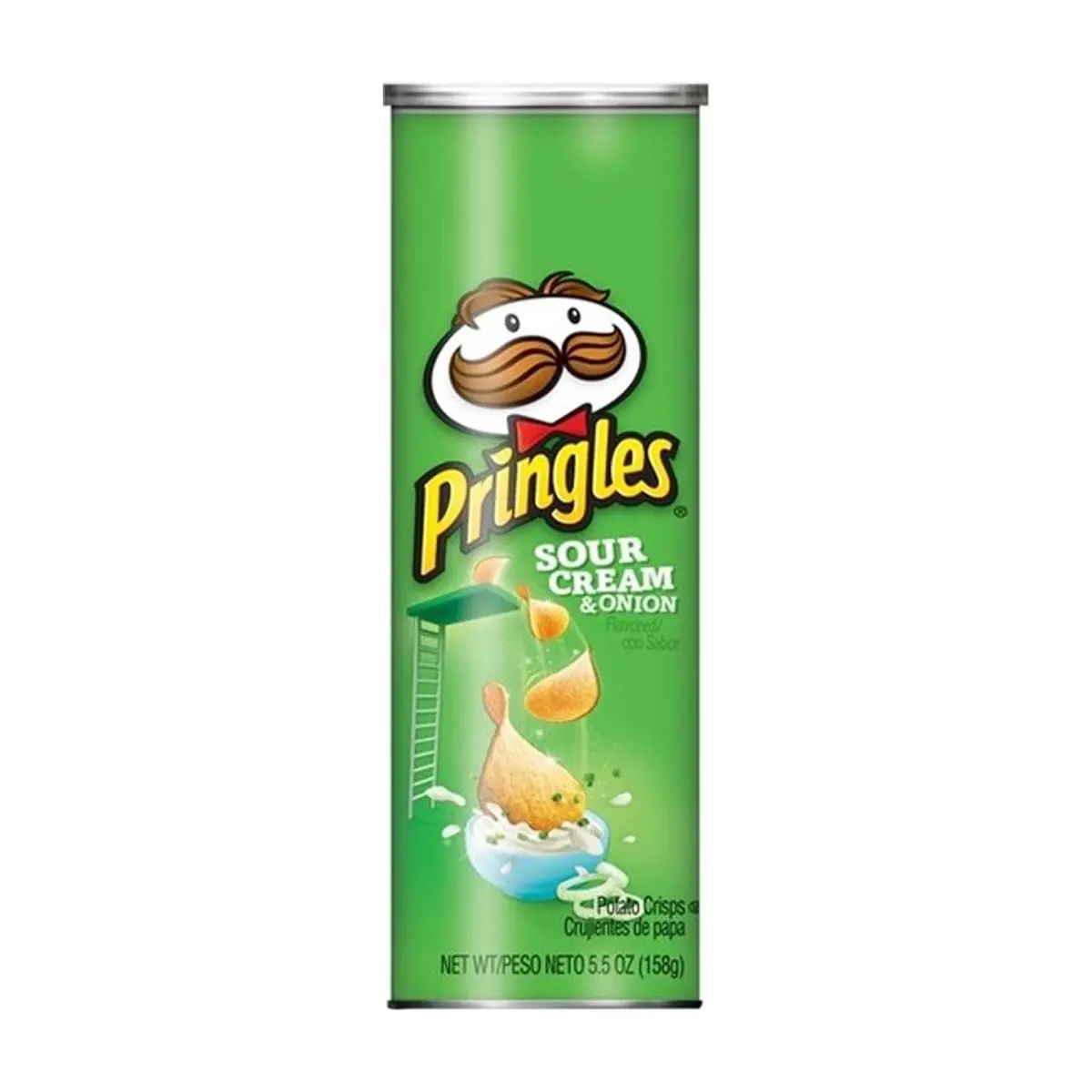 SNACK PRINGLES SOUR CREAM&ONION 158 GR