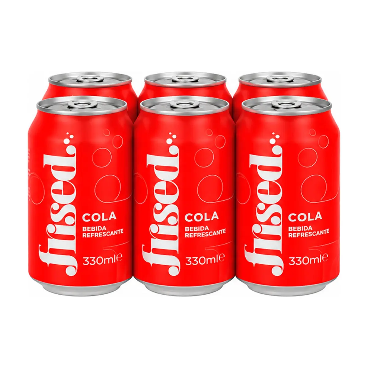 Refresco gaseado de cola Frised (6 x 330 ml)