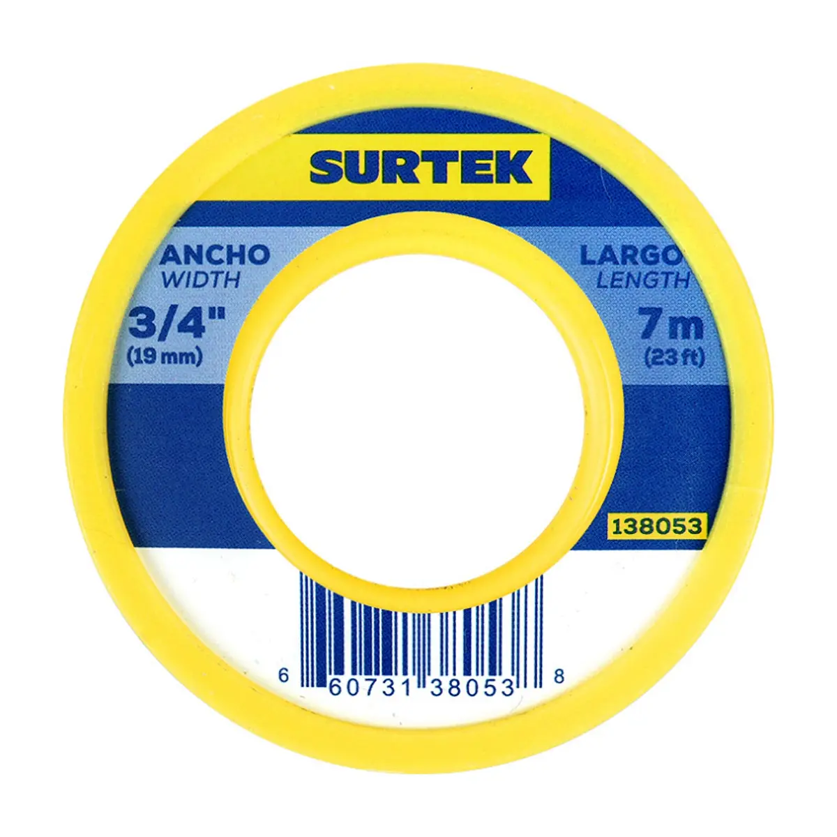 Cinta sella roscas 3/4'' x 7 m 138053 Surtek - Thumbnail 2