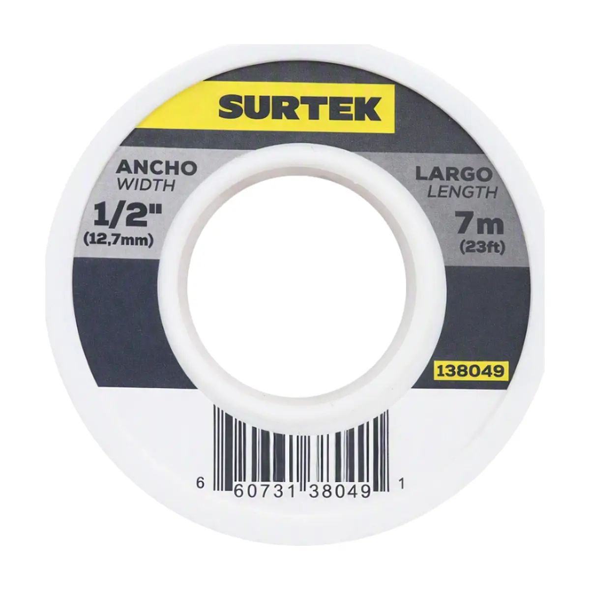 Cinta sella roscas 1/2" x 7 m Surtek 138049