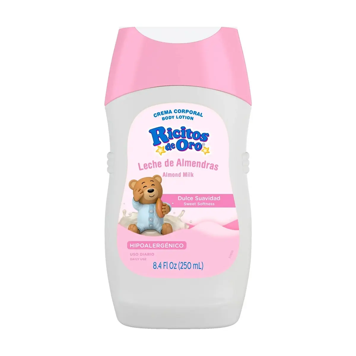 Crema corporal para bebé leche de almendras Ricitos de Oro (250 ml / 8.4 fl oz)