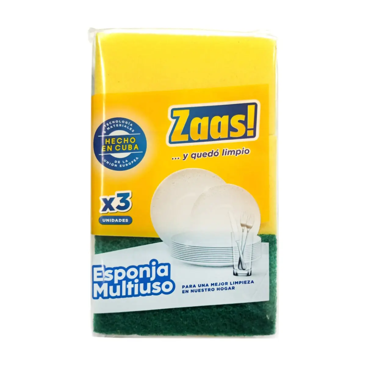 Esponja multiuso Zaas! (3 U)