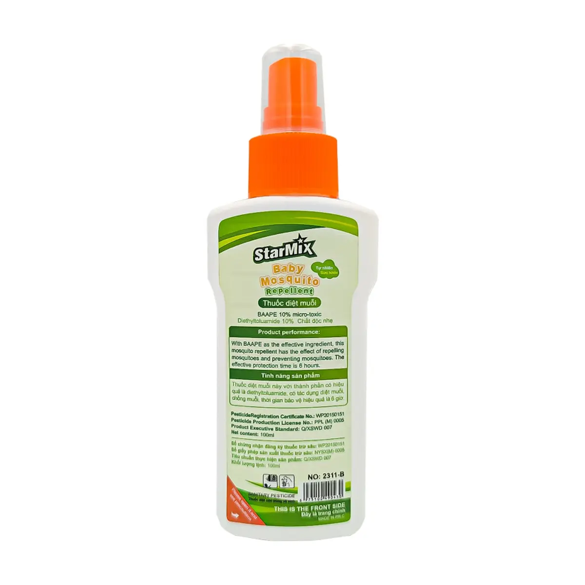Repelente de mosquitos para bebé Starmix (100 ml) - Thumbnail 2