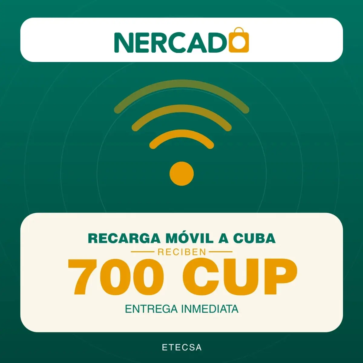 Reciben 700 CUP