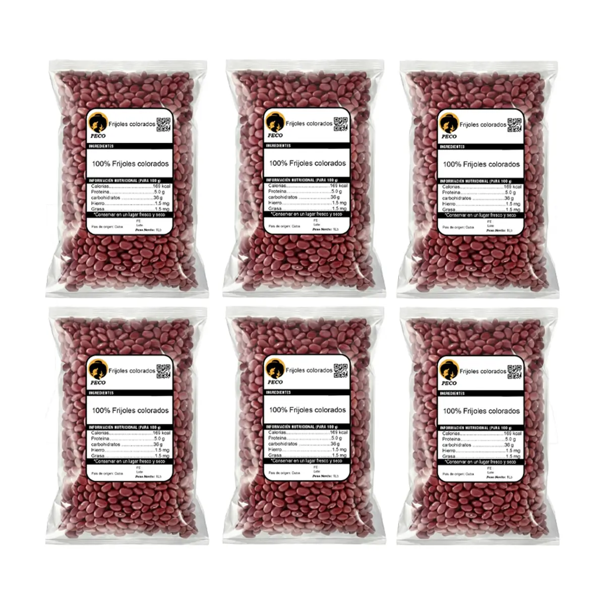 Frijoles colorados Peco (6 x 453.5 g / 1 lb) - Miniatura 1