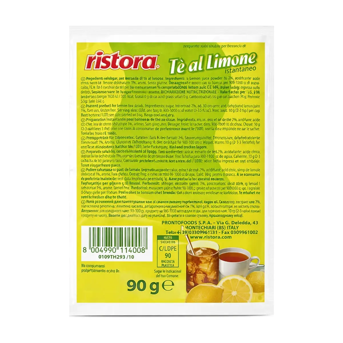 Té instantáneo sabor limón Ristora (90 g / 3.17 oz) - Thumbnail 11