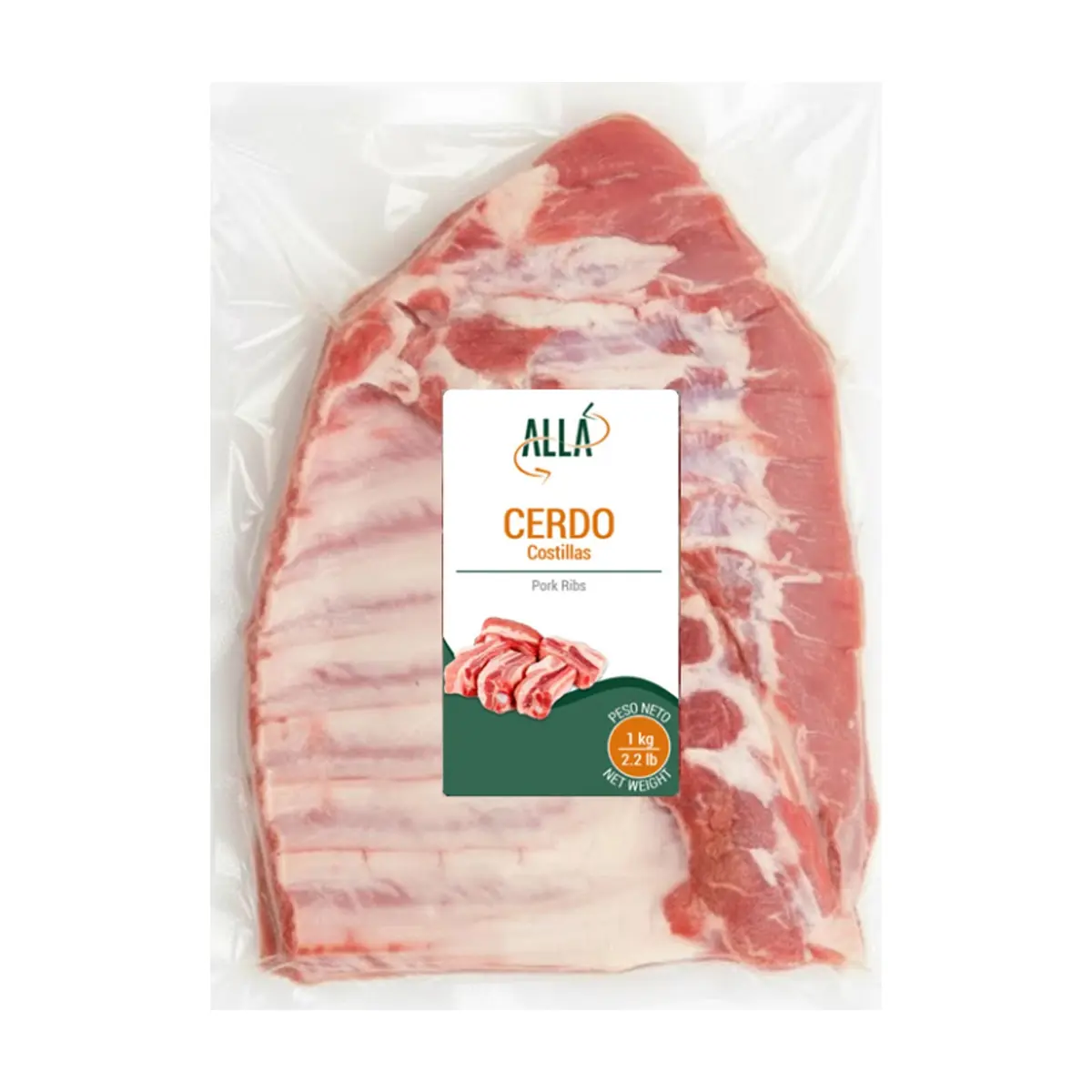 Costilla de cerdo ALLÁ (1 kg / 2.2 lb) - Miniatura 2