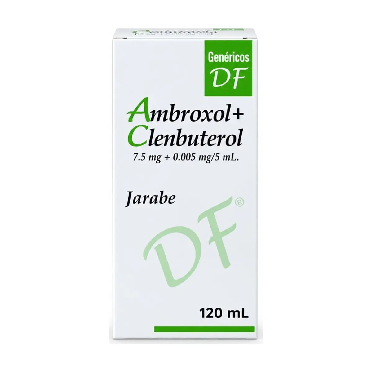 Jarabe Ambroxol+ Clenbuterol (Frasco x120ml) DF - Imagen 1