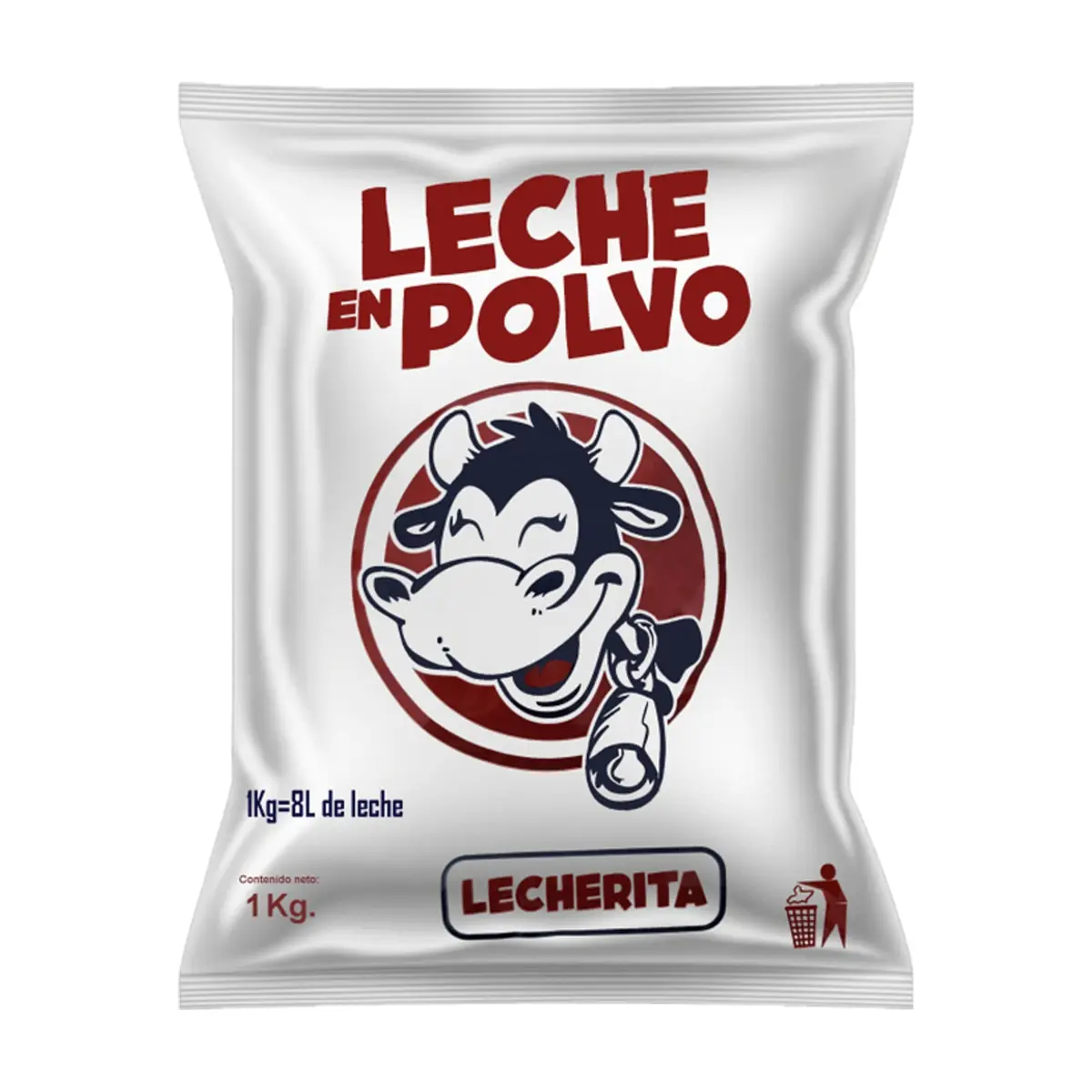 Leche en polvo Lecherita (8 x 1 kg / 2.2 lb) - Thumbnail 2