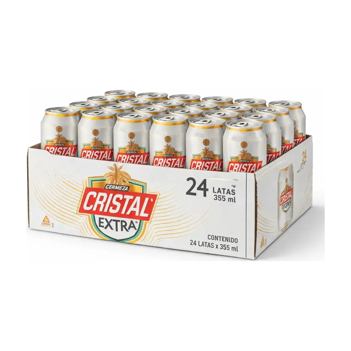Caja de Cervezas (24u x 355ml) CRISTAL EXTRA