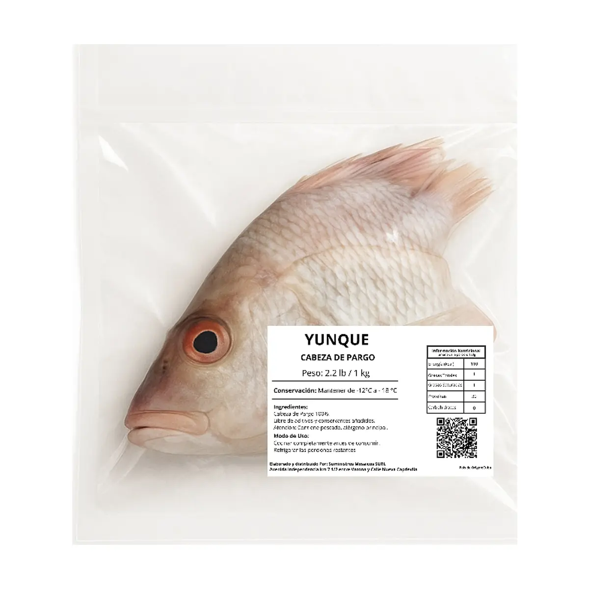 Cabeza de pargo Yunque (1 kg / 2.2 lb) - Thumbnail 7