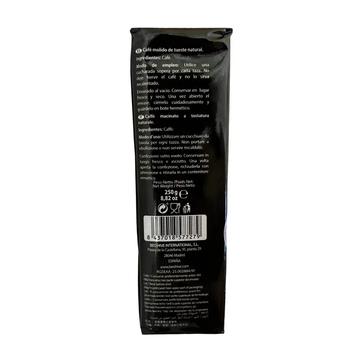 Café espresso Beo Hive (250 g / 8.82 oz) - Miniatura 2